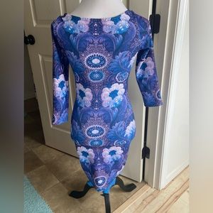 BlackMilk life on mars blue dress